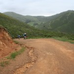 The first part of the Coastal Trail is a wide, steady uphill trudge.