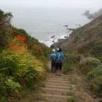 Stairs along the Coastal Trail make it a cardio workout at times.